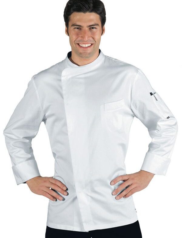 Isacco Kochjacke bianco