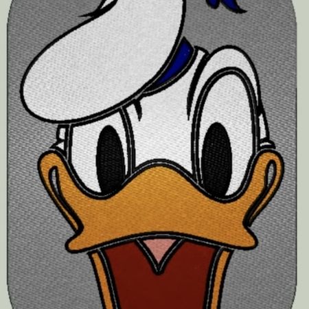 Logoservice - Cartoon-Ente Aufnäher