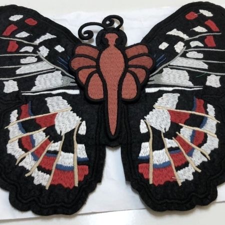 Logoservice - Schmetterling-Aufnäher