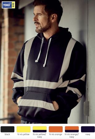 YOKO HVK05 Hi-Vis Kapuzen Sweater