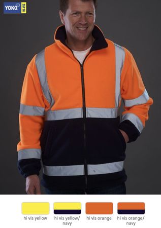 HVK08 Hi-Vis Fleece Jacke