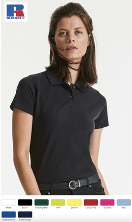 Russell Damen pique Polo 569f