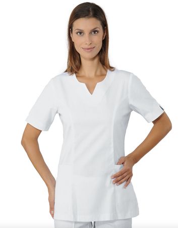isacco Tiffany Kasack White Cotton