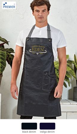 PR134 Latzhose Denim 100 Baumwolle